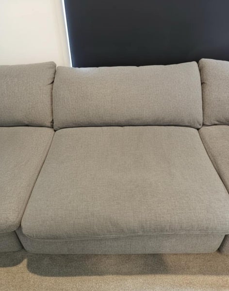 Feather-Filled Modular Sofa - 2x Corner + 1.5 Seat Armless64575188377730112