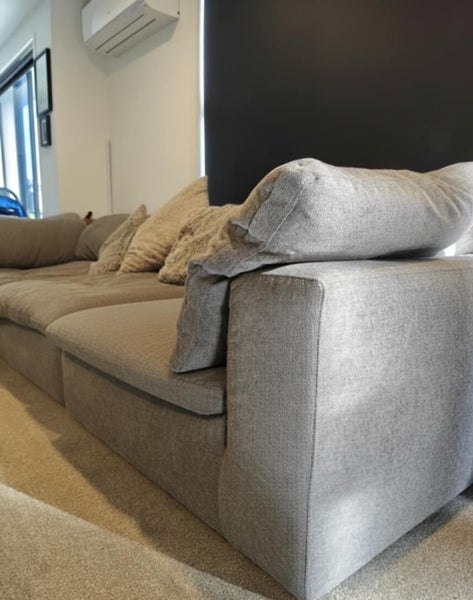 Feather-Filled Modular Sofa - 2x Corner + 1.5 Seat Armless64575188377730113