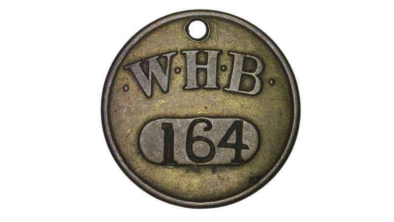 **Rare** W.H.B. (Wellington Harbour Board) Workers Pass Carousel 1