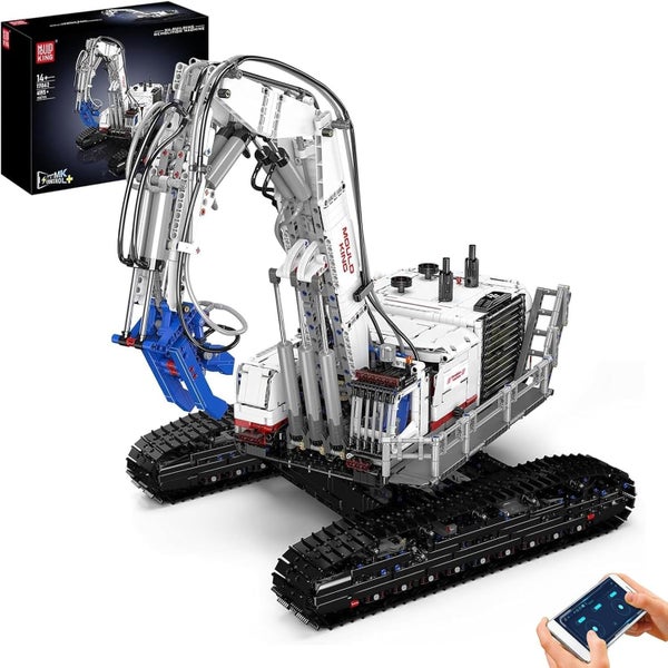Mould King 17062 Remote-Controlled Demolition Excavator Building Set | 4195 Pcs Carousel 1