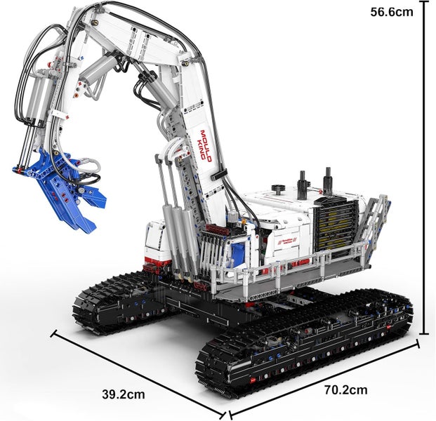 Mould King 17062 Remote-Controlled Demolition Excavator Building Set | 4195 Pcs Carousel 2