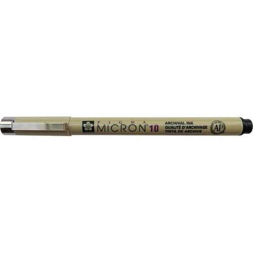 Pigma Micron 10 - 0.6mm Black Carousel 1
