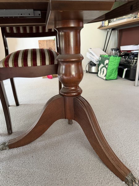 Dining table (extendable) with 6 chairs64579573838722112