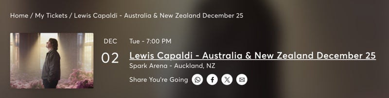 Lewis Capaldi concert tickets64579601522817110