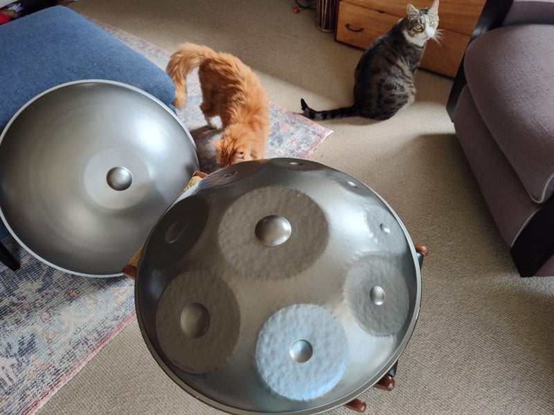 Novapans gen 1 D Kurd hand pan or hang drum Carousel 1