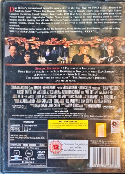 The Da Vinci Code (2-Disc special Edition) (Region 2 Version)64581380651267111