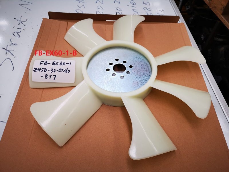 Fan Blade for Hitachi EX55 EX60 /-1/-2/-3 EX120-5 EX200-2/-3/-5 EX220-3 EX300-3 Carousel 1