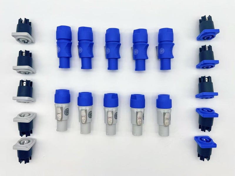 10 set PowerCON Type A NAC3FCA+NAC3MPA-1 Chassis Plug Panel adapter (PC-19) Carousel 1