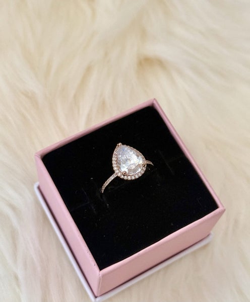 Pandora Rose Radiant Teardrop Ring Carousel 2