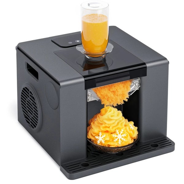 Snow Ice Maker Machine 60KG/24H Shaved Ice Machine Rapid Cooling Self-Cleaning Carousel 1