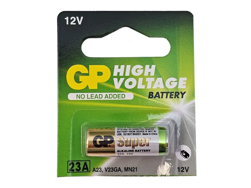 GP 23A (A23, MN21, LR23A) 12V High Voltage Alkaline Battery - 10 Pack (B5 x 2) Carousel 2