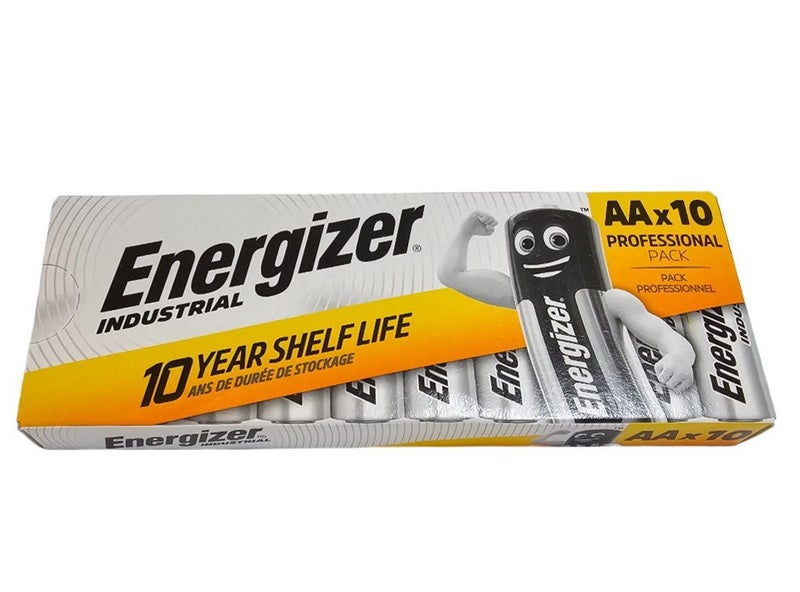 Energizer AA EN91 Industrial Alkaline Batteries (Box of 10) Carousel 1