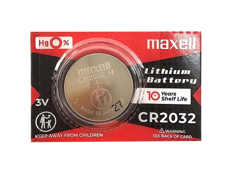 Maxell CR2032 (CR2032H High Capacity) 3V Lithium Battery Carousel 2