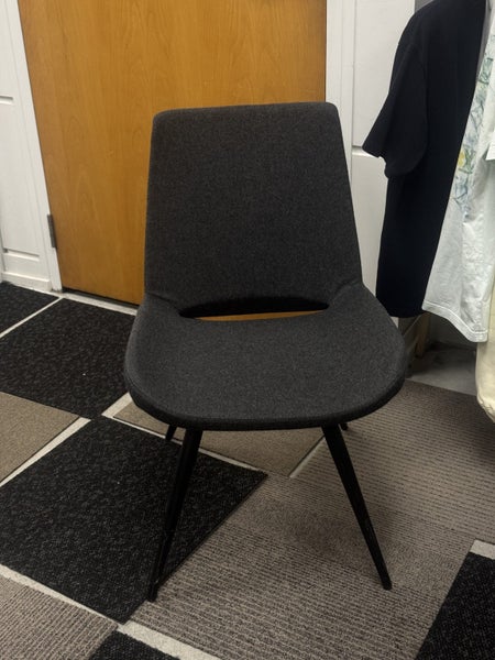 Modern Dark Grey Office Chairs – Set of 3 Carousel 2