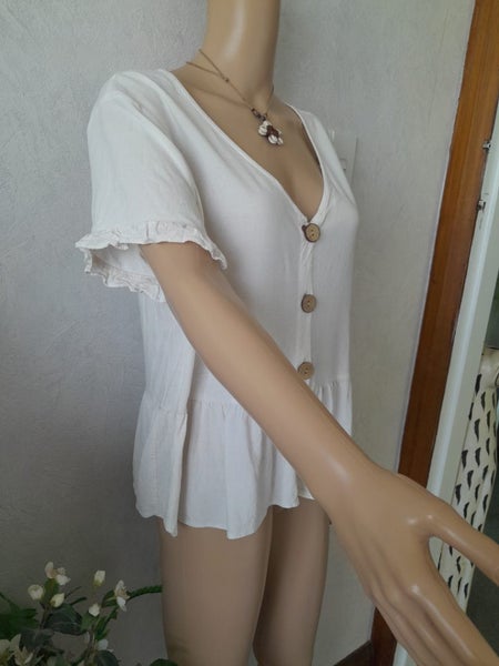 ** WHISTLE** Peplum top- SIZE 16-AS NEW Carousel 2