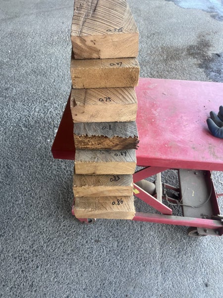 4.9LM — 150 × 50 mm Solid Ancient Swamp Kauri Timber Lot64583052709505111