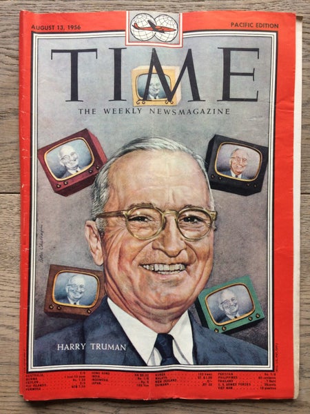 Time Magazine - Vintage 1956 Issues x 20 Carousel 20