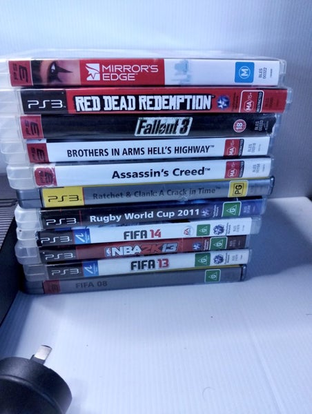 Sony PlayStation 3 console, super slim model, x11 games, x2 controllers &headset Carousel 2