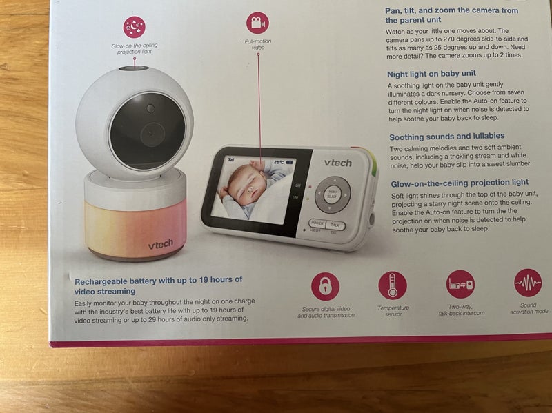 VTech Full Colour Pan and Tilt Video monitor64583519684738113