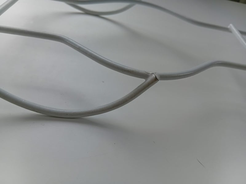 White Trio Crown Lyn Cup & Saucer Display Rack Carousel 2