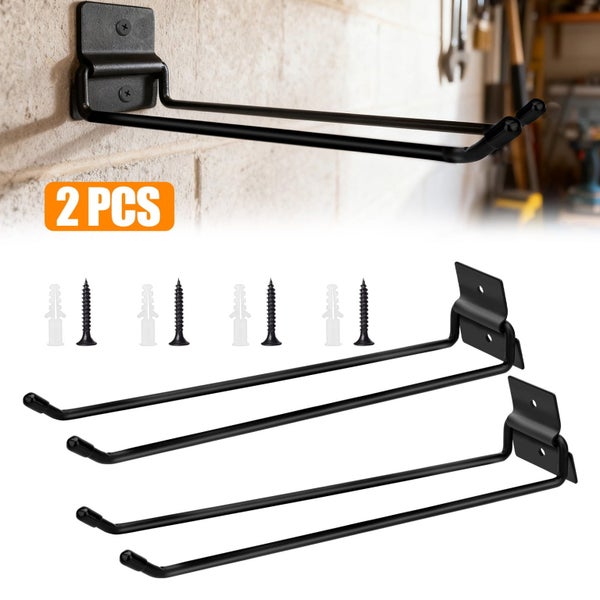 2pcs Garage Hooks, Heavy Duty Steel Garage Storage Hooks, Utility Wall Moun Carousel 1