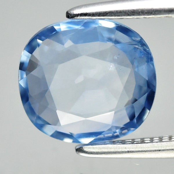 $1 RES * Buy Now $1500.00 * 1.29ct Cushion Blue VS SAPPHIRE Loose Gemstone Carousel 1