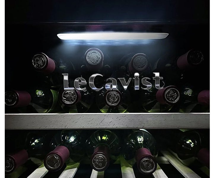LeCavist 56 Bottle Dual Zone Wine Cabinet Fridge - Black Carousel 6