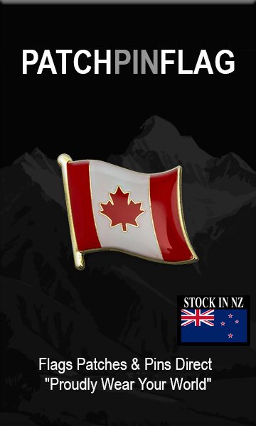 Canada Flag Lapel Enamel Badge Pin Canadian Carousel 1