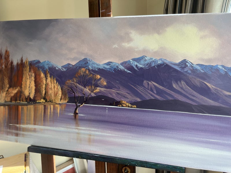 Original oil Painting by NZ Artist Linelle Stacey Carousel 4