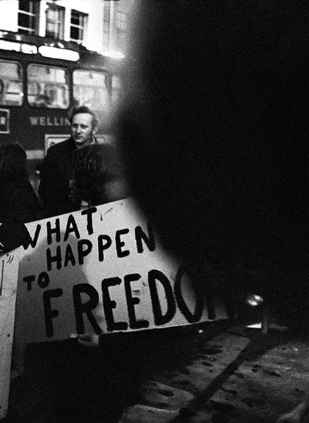 Allan McDonald, 4 July, Anti Vietnam War Protest, 1972. PhotoForumNZ fundraiser Carousel 1