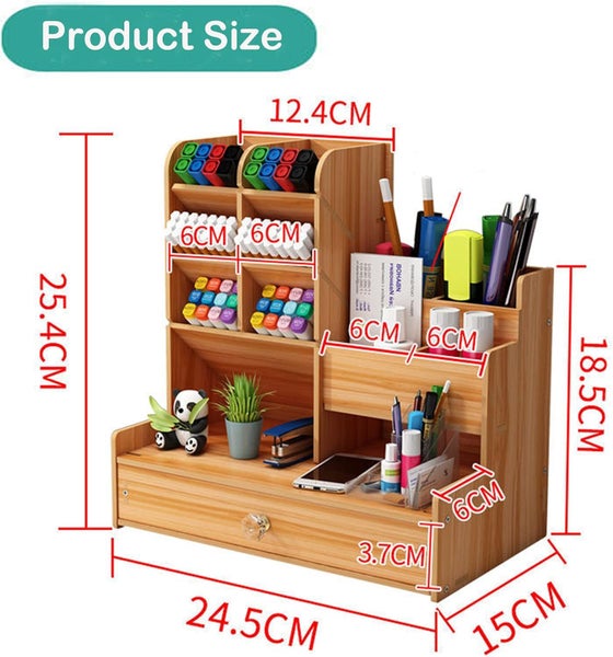 Wooden Desk Organizer - Type A Carousel 8