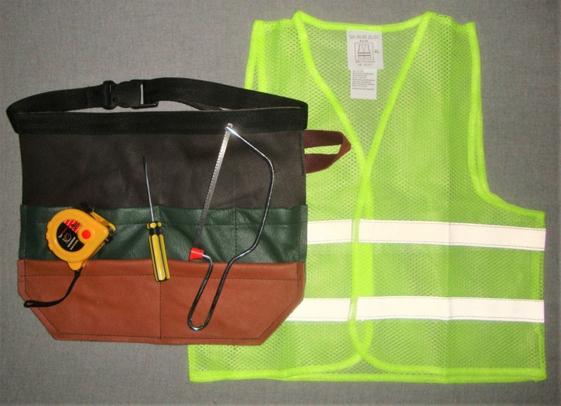 Kids leather toolbelts with metal tools/saw 2024 Carousel 1