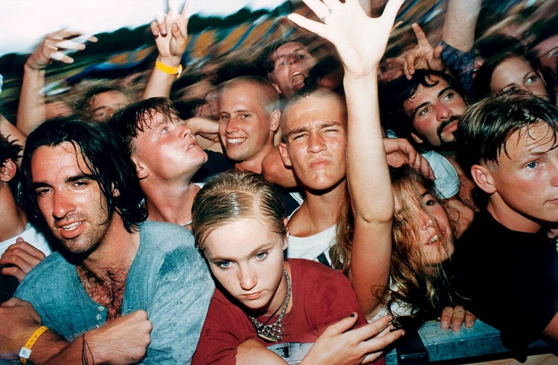 Simon Young, Smashing Pumpkins Fans, Big Day Out, 1994. PhotoForumNZ fundraiser Carousel 1