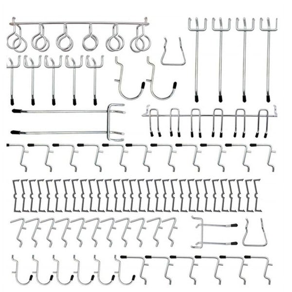 81 Pcs Pegboard Hooks,Peg Hook Heavy Duty Peg Board Hook Set,Organization W Carousel 1
