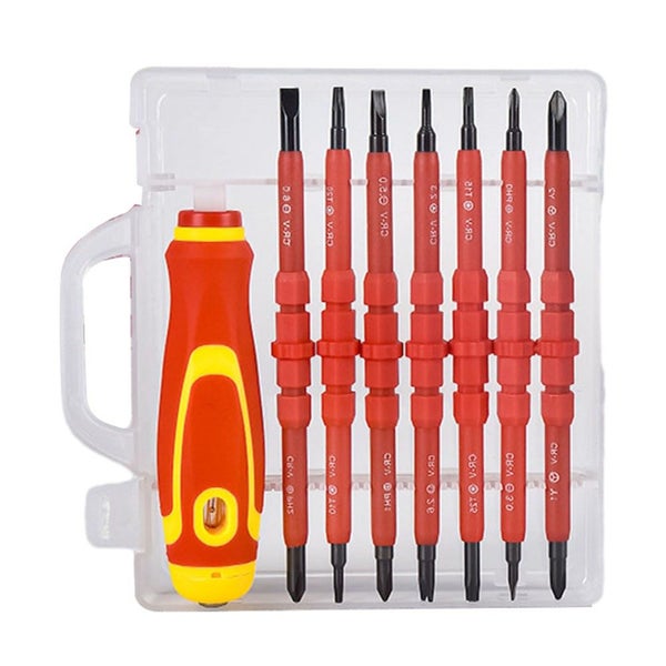 Electricians Slotted Cross Screwdriver Bit Kit Repair Tools Hand Tools Carousel 1