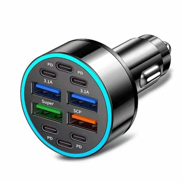 10-in-1 Car Charger PD Power Adapter Car Fast Charging USB C Car Phone Char Carousel 2