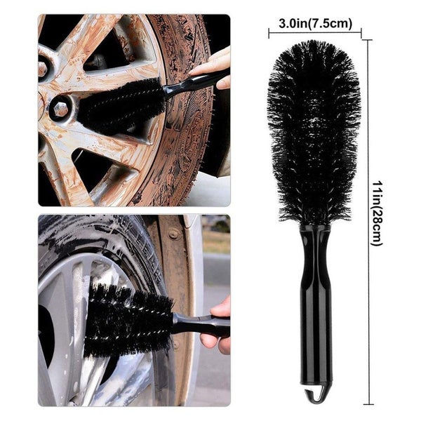 12pcs Car Cleaning Kit Sponge Cleaning Brushes Wire Bristles Car Wash Glove Carousel 10