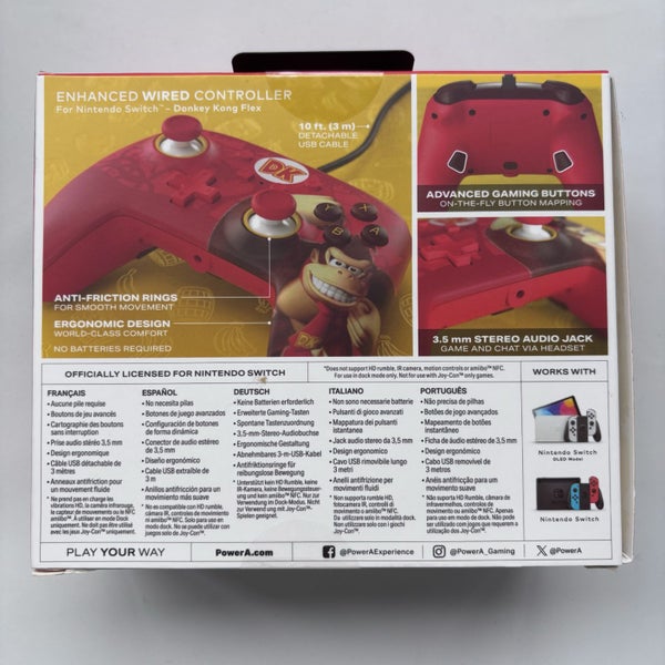 Donkey Kong Wired Nintendo Switch Controller New Carousel 2