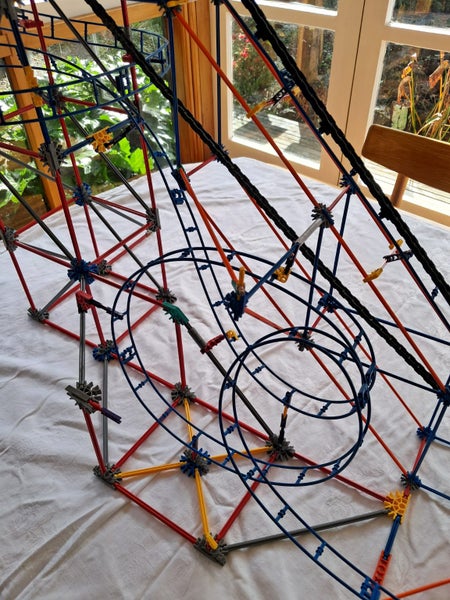 K'nex motorised Roller Coaster Carousel 2