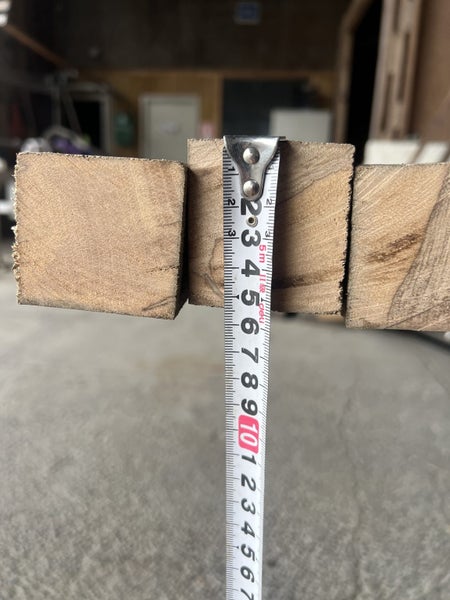 8.34 LM A-Grade Solid Black Maire Timber Lot (50× 53 mm)64591169967106113