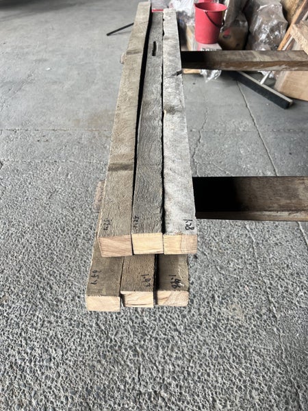 8.34 LM A-Grade Solid Black Maire Timber Lot (50× 53 mm)64591169967106111
