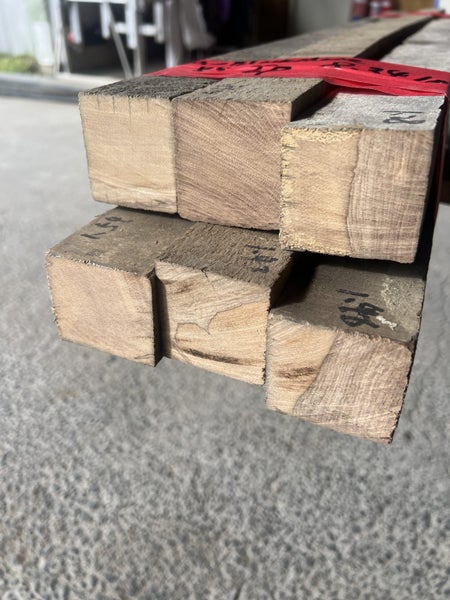 8.34 LM A-Grade Solid Black Maire Timber Lot (50× 53 mm)64591169967106110