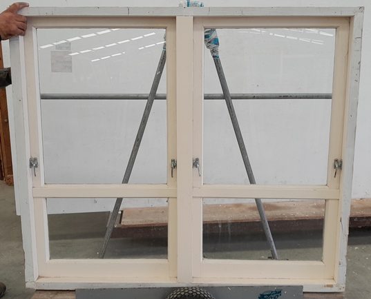 Wooden Twin Awning Window H1220 x W1425 DR14598 Carousel 2