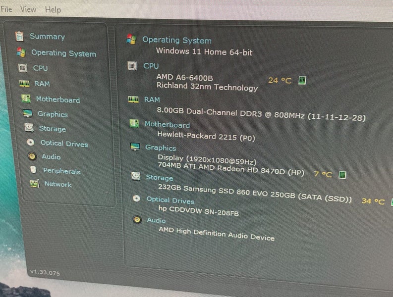 Used HP EliteDesk 705 G1 Desktop PC – AMD A6, 8GB RAM, 250GB SSD – Windows 11 Carousel 6