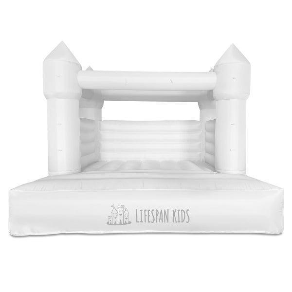 Kids Palace Jumping Castle - White Carousel 1