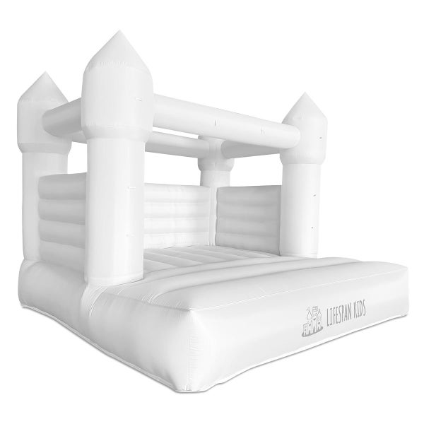 Kids Palace Jumping Castle - White Carousel 2