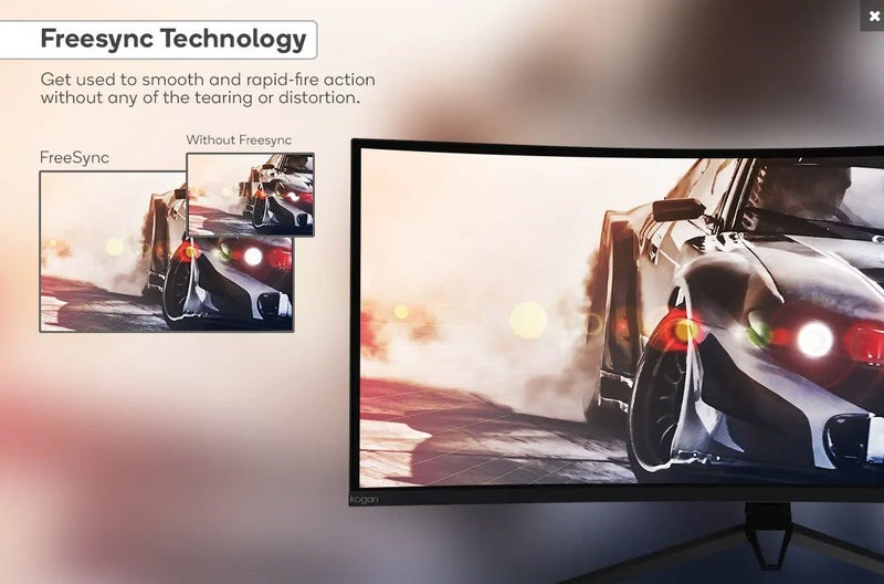 Kogan 34" Curved Ultrawide WQHD 165Hz Freesync HDR Monitor (3440 x 1440) Carousel 2