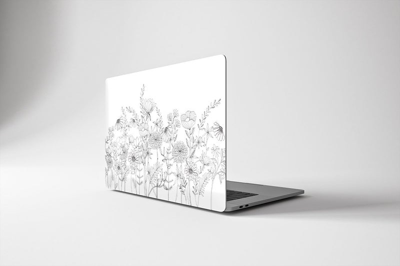 NZ Made Laptop Skin - Field of Flowers Carousel 2