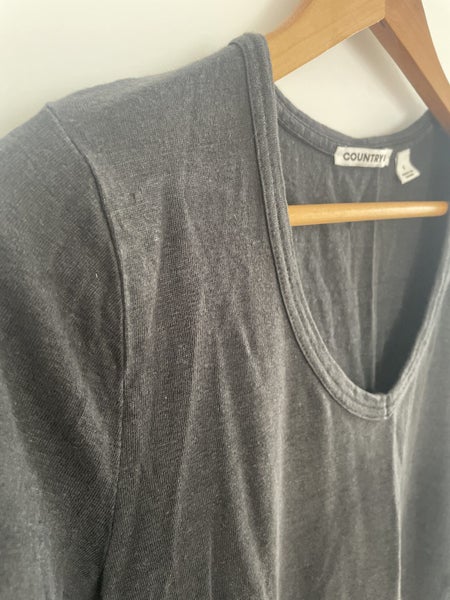 Country road linen t-shirt size small Carousel 2