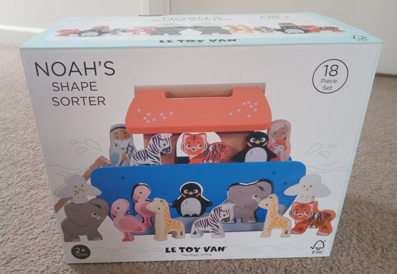 Le Toy Van - Wooden Noah's Shape Sorter Carousel 1